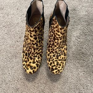 Leopard Platform Ankle boots